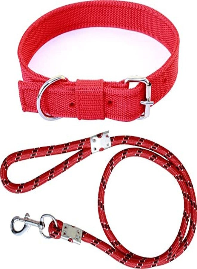 Pet Believe طقم حزام ومقود قابل للتعديل من بيت بيليف لجميع سلالات الكلاب (أحمر) - Image 1
